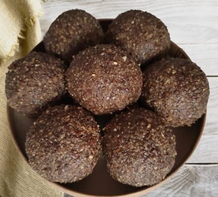 Flax Seeds Laddu with Jaggery & Nuts  <br>Pack of 12